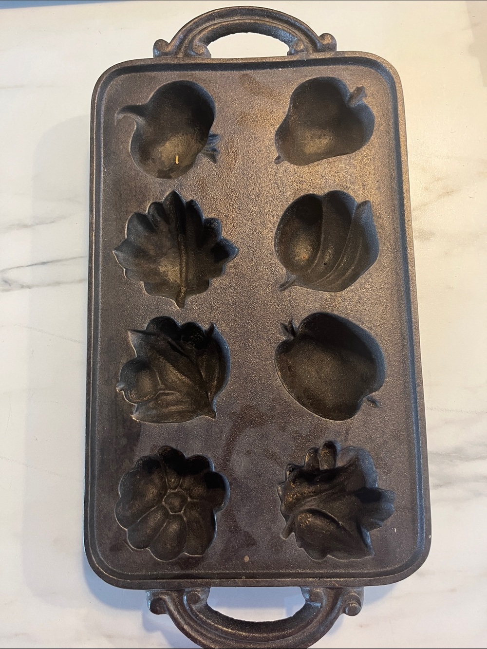 John Wright cast iron harvest pan